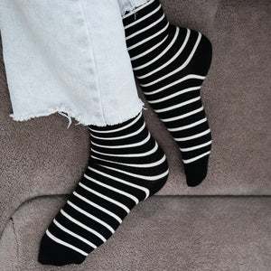 Chaussettes pop rayées