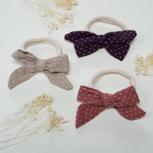 Set 3 élastiques noeud étoiles