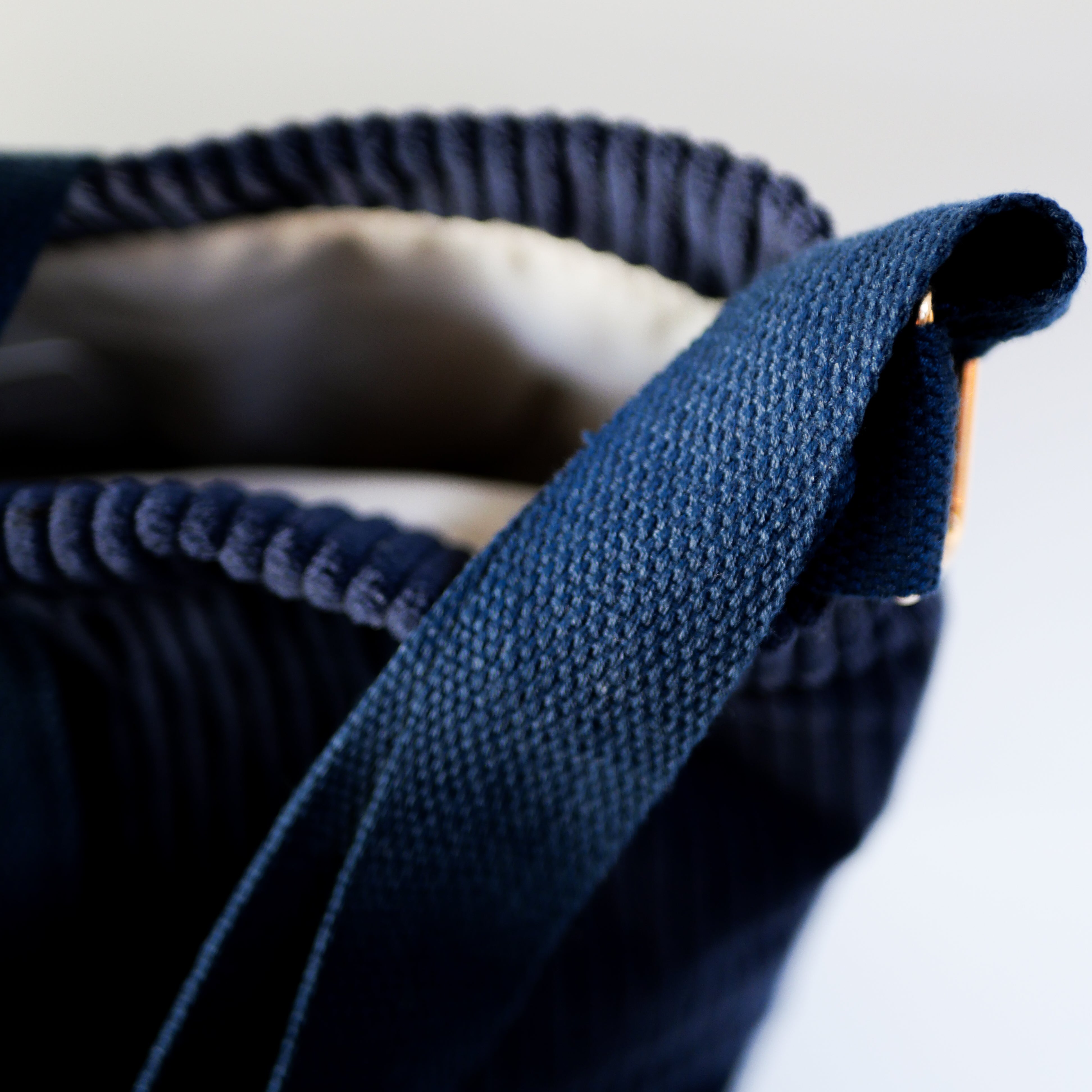 Sac cabas en velours côtelé