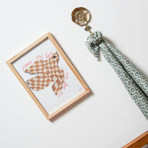 Foulard enfant vert d'eau