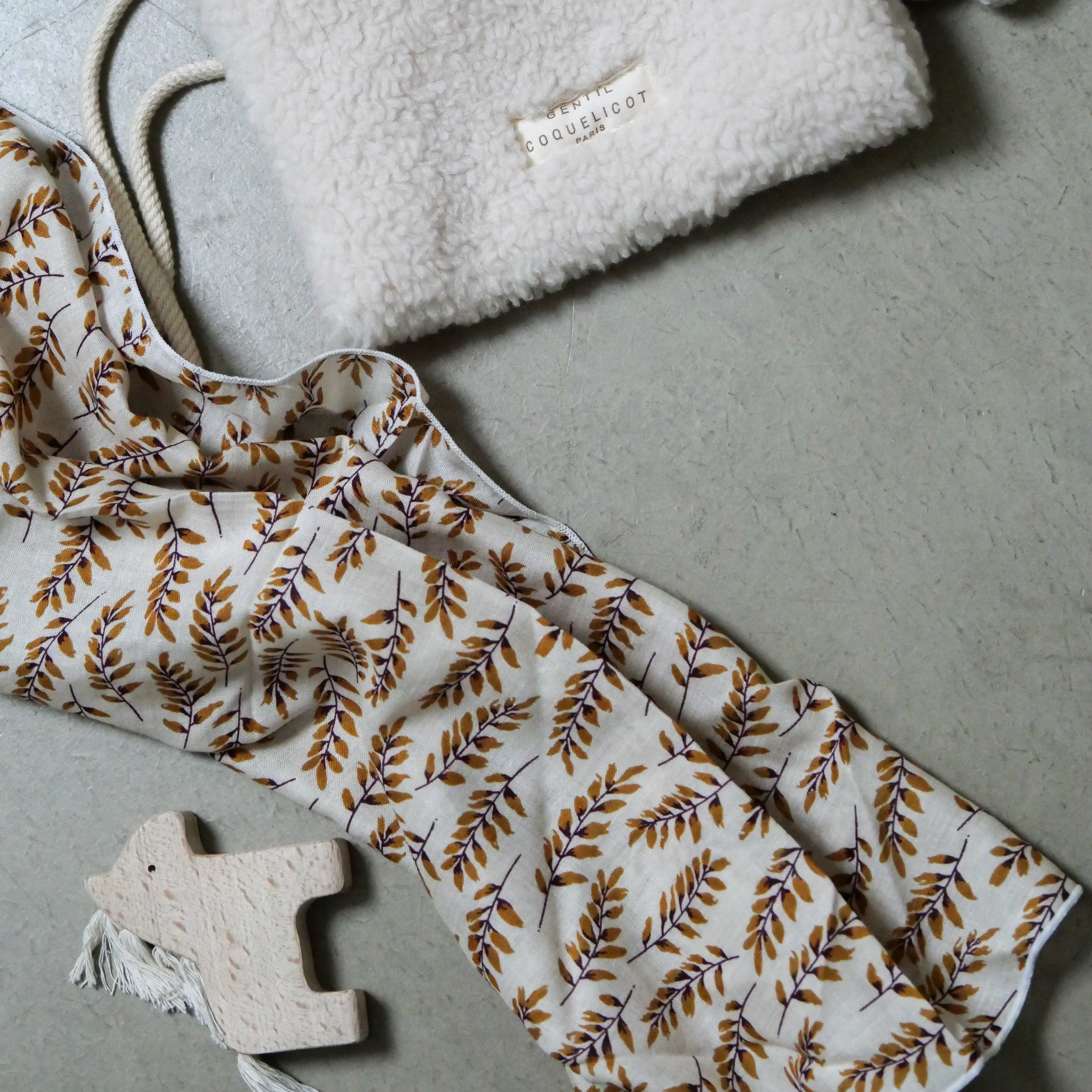 Foulard enfant bronze