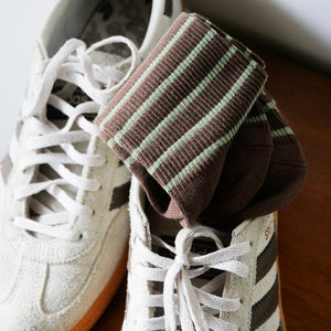 Chaussettes pop rayées