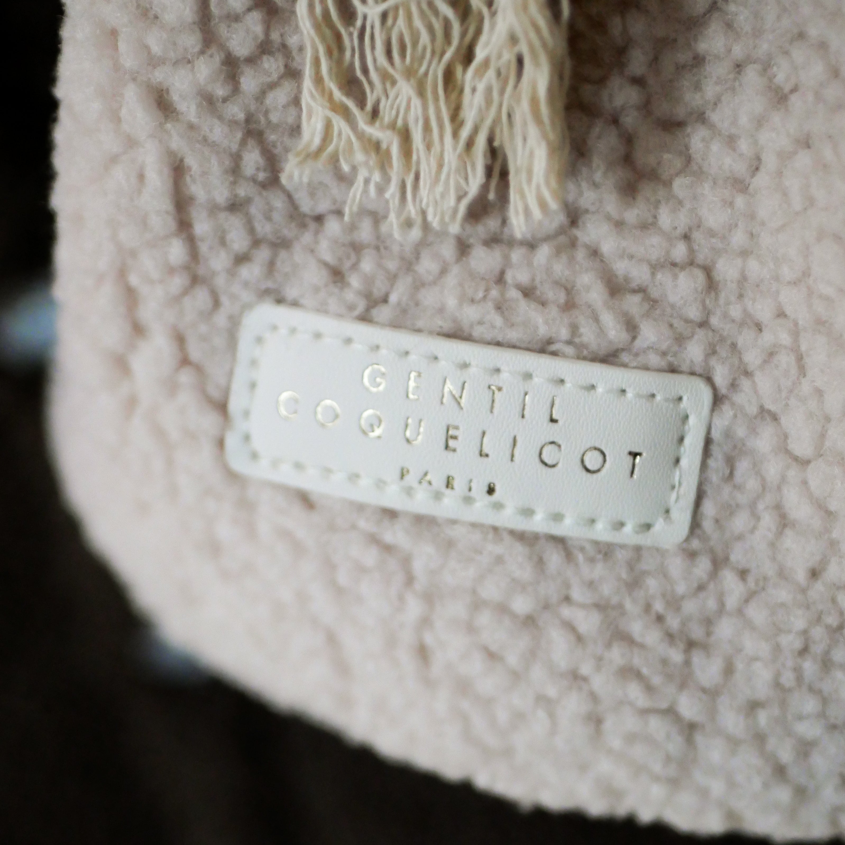 Sac bourse enfant en sherpa