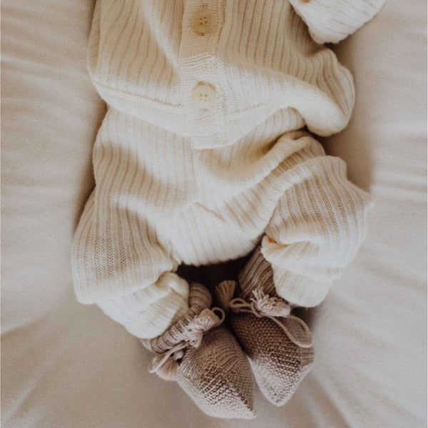 Chaussons en maille bébé by Gentil Coquelicot - Nova Mom