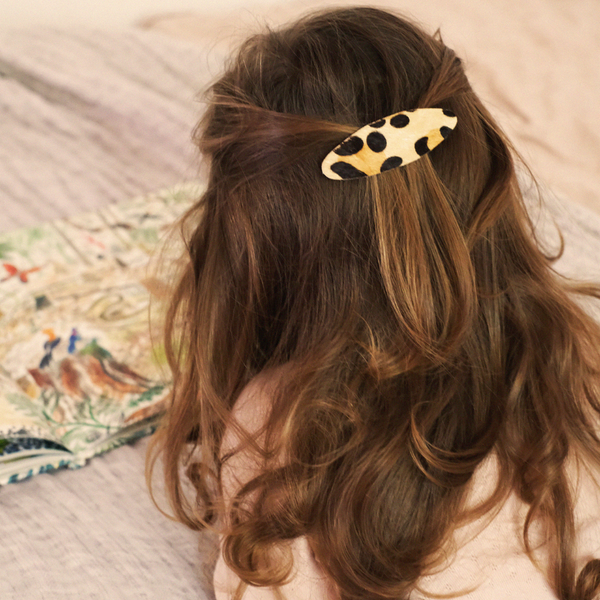 Barrette pour cheveux Wave effet léopard main image 1